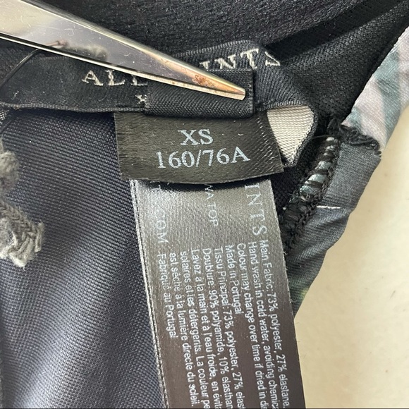 ALL SAINTS NWT SOFIA NELUWA BIKINI TOP STRAPLESS HALTER TOP SWIM - Picture 11 of 12